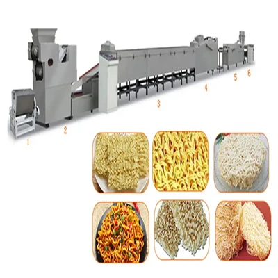 Macchina per la produzione di tagliatelle istantanee fritte industriali da 160000 sacchetti/8 ore
